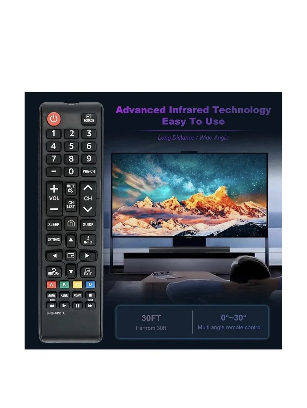 Samsung Replacement Remote Xy-xsx-01 Remote